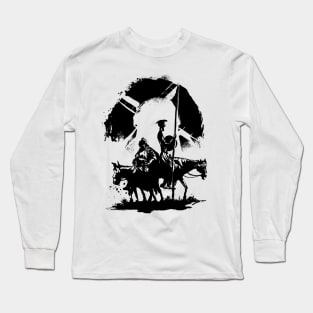 Don Quixote and Sancho Panza Long Sleeve T-Shirt